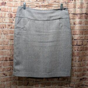 The Limited Gray Pencil Skirt